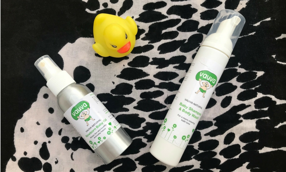 Vauva Natural Baby Skincare Products
