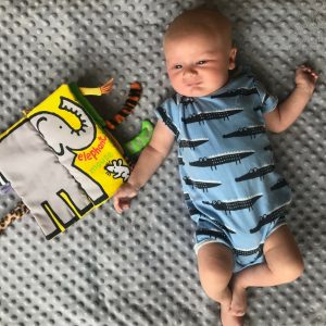 My son on one of the myHummy blankets
