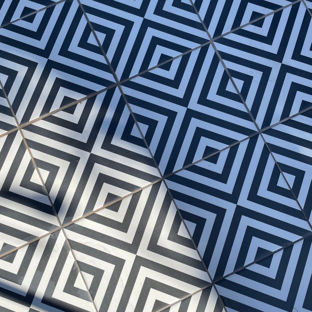The geometric tiles from Mandarin Stone